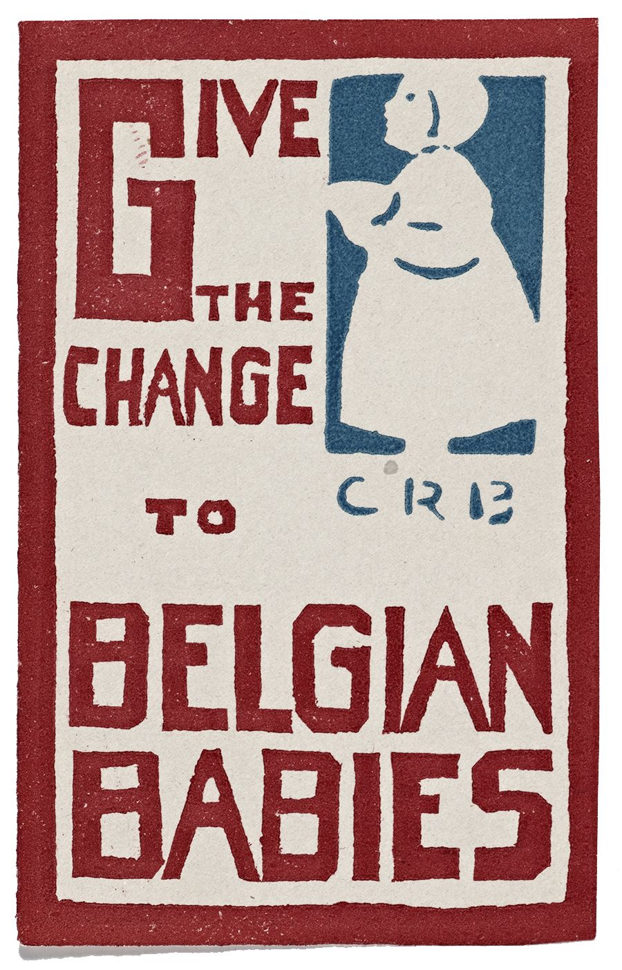 Photo of a CRB Donation Envelope, circa 1914. From the Commission for Relief in Belgium Records (1914–1930), at the Hoover Institution Archives
