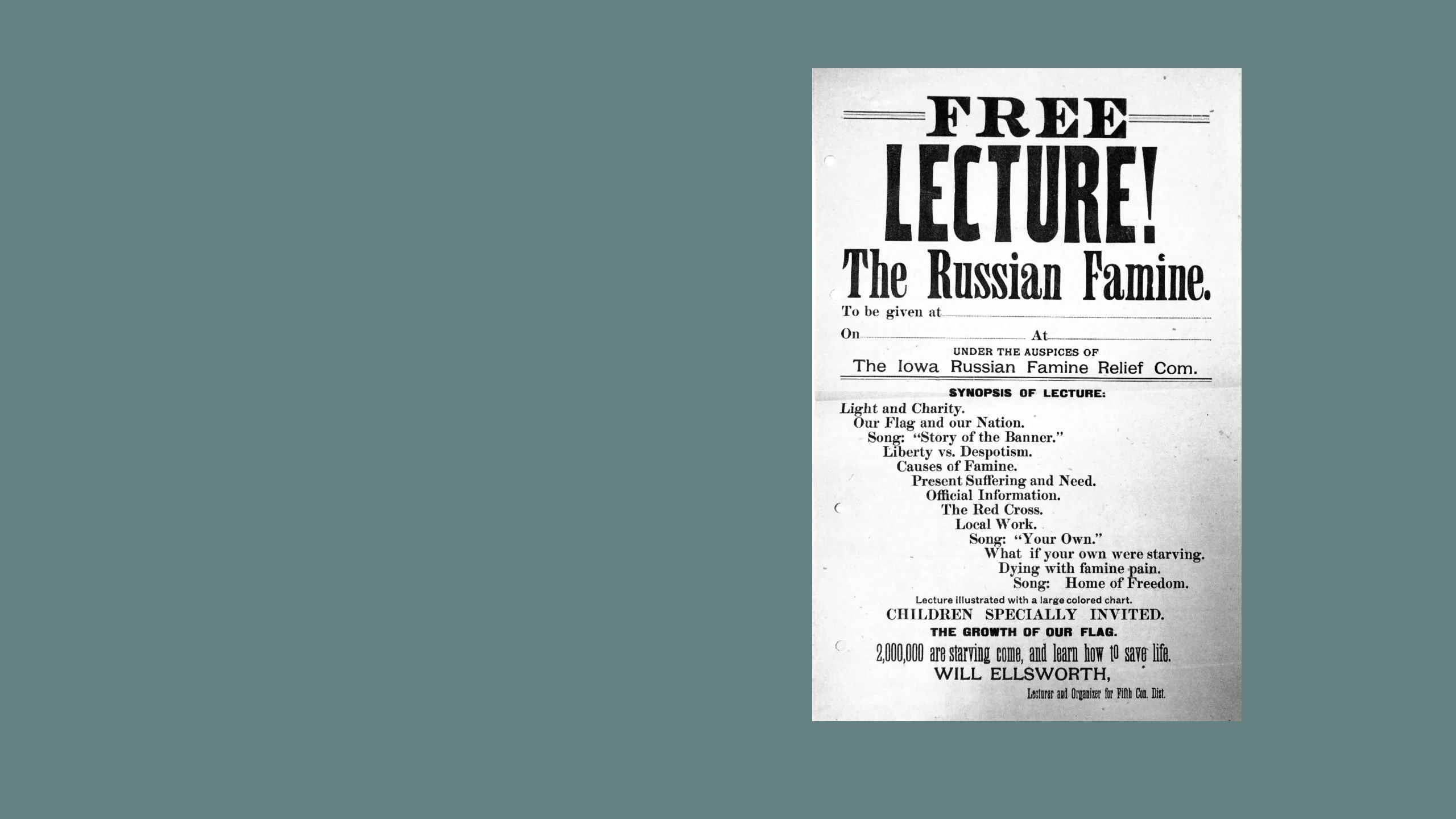 Famine Fleet Hoover Institution