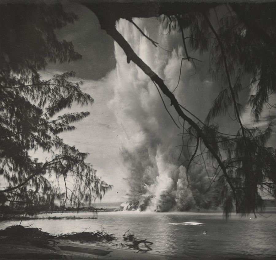 Coral blasting, 1944.
