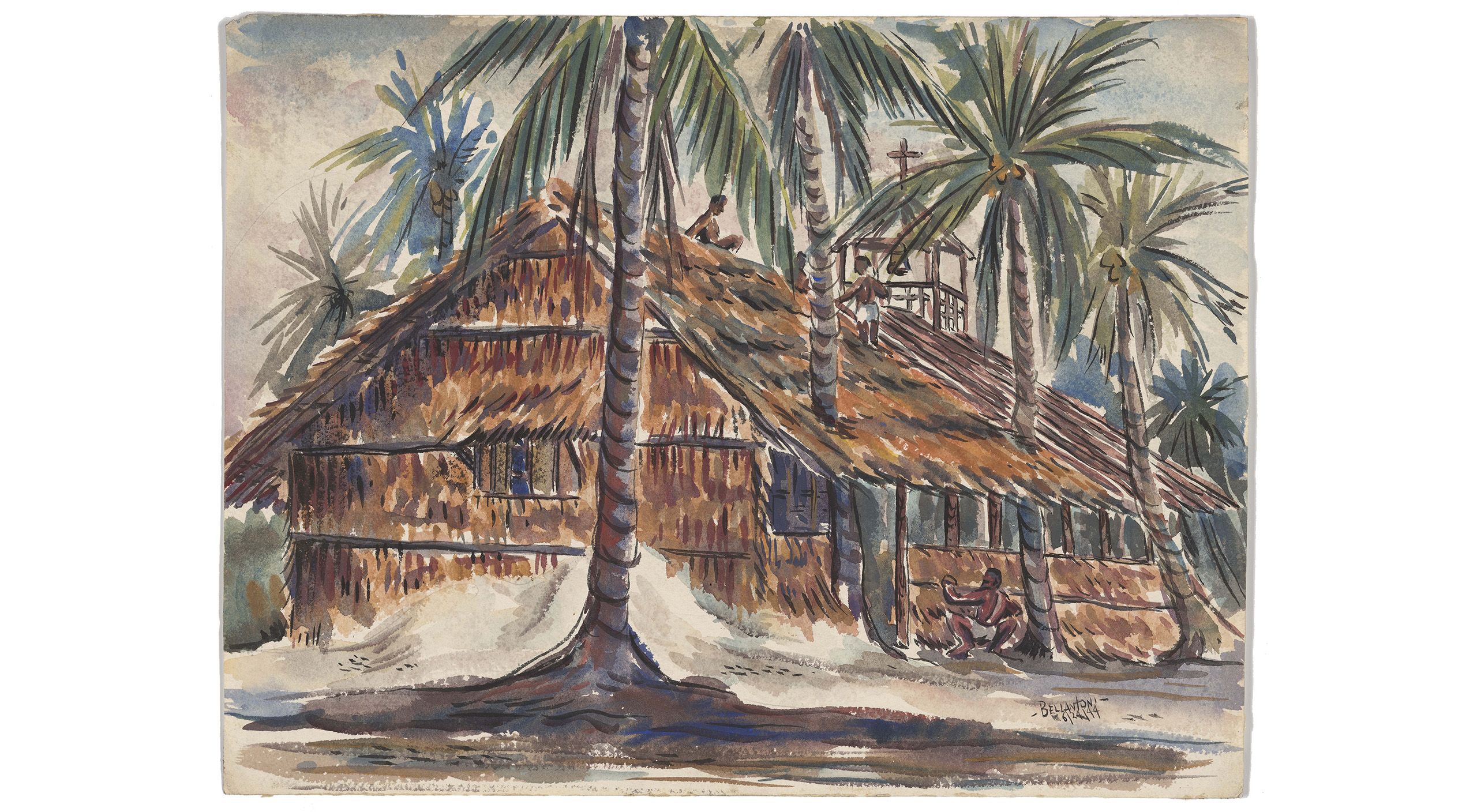 Cathedral Square, by Natale Bellantoni, June 24, 1944.