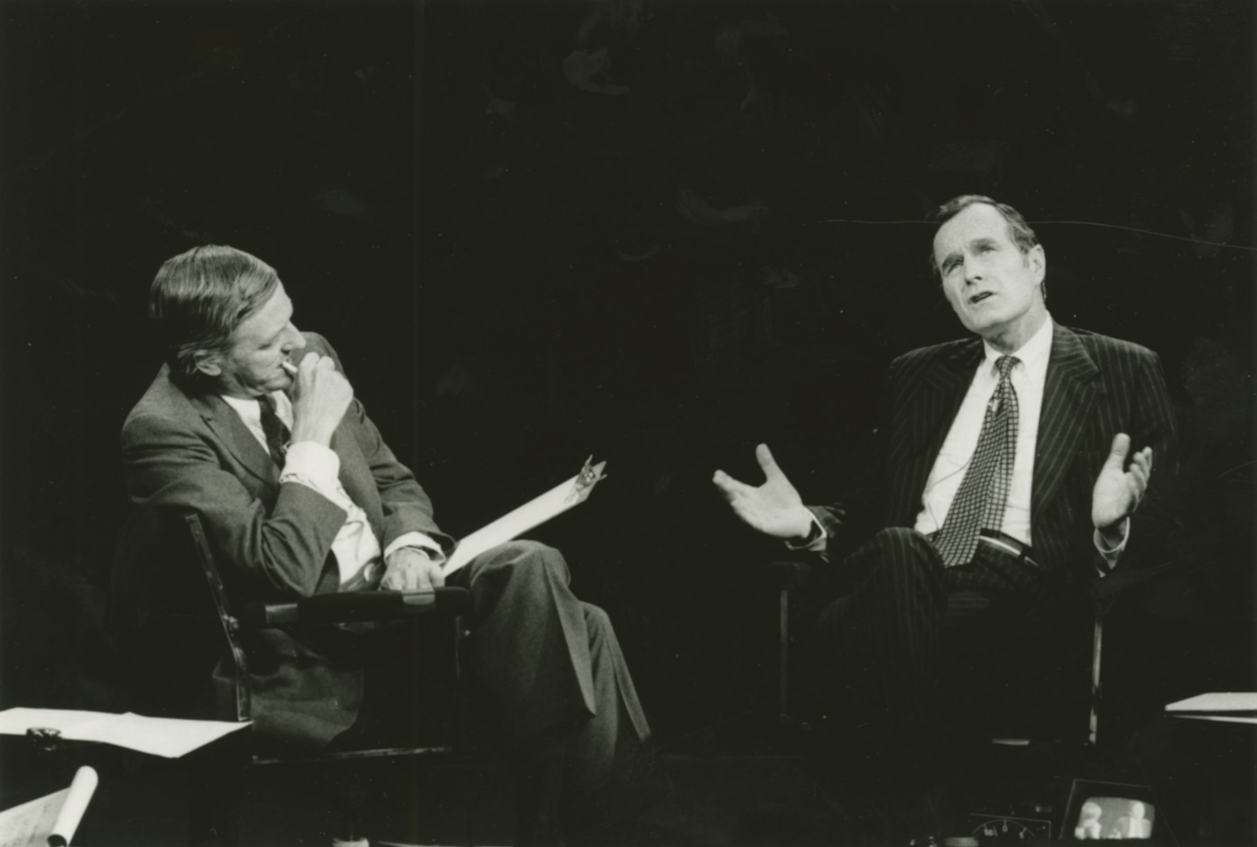 William F. Buckley Jr. and George H. W. Bush, May 3, 1974, Program S0134