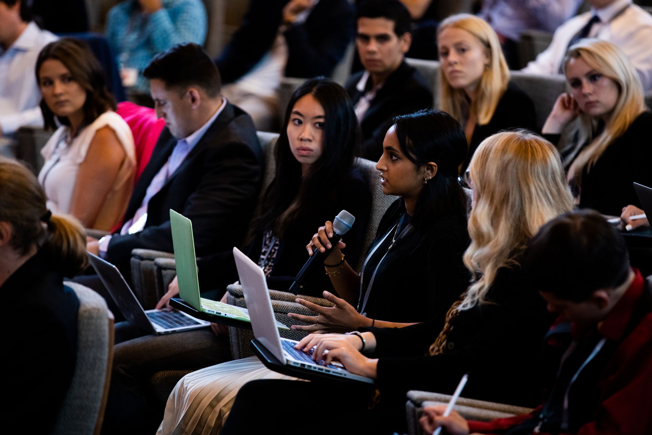 Photograph of Attendees at the Hoover Institution Summer Policy Boot Camp, August 2019. Photo by Patrick Beaudouin.
